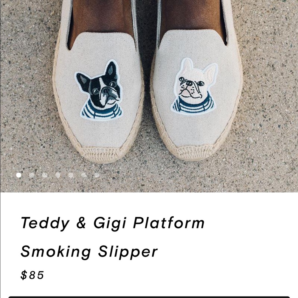 Soludos Teddy & Gigi Platform Smoking Slipper